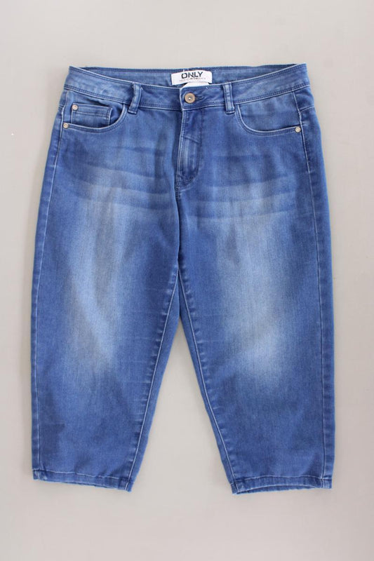 Only 3/4 Jeans Gr. L blau aus Baumwolle