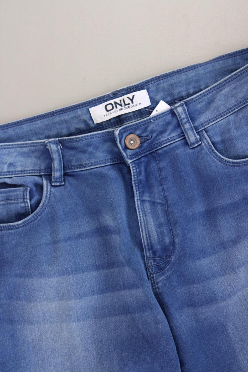 Only 3/4 Jeans Gr. L blau aus Baumwolle