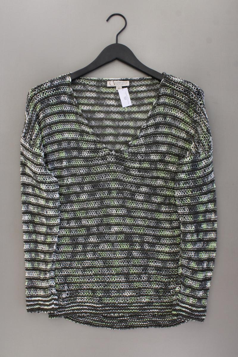 comma, Grobstrickpullover Gr. 40 neuwertig olivgrün aus Polyacryl