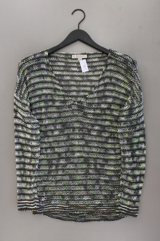 comma, Grobstrickpullover Gr. 40 neuwertig olivgrün aus Polyacryl