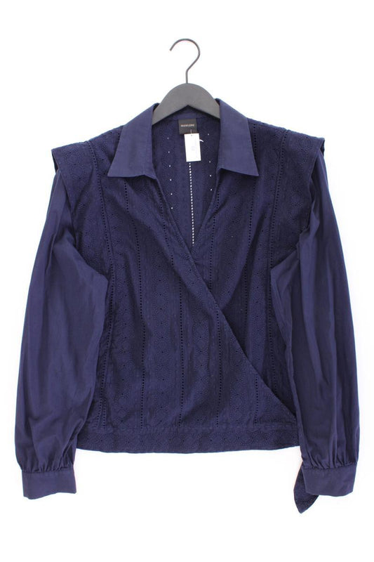 Madeleine Langarmbluse Gr. 46 blau