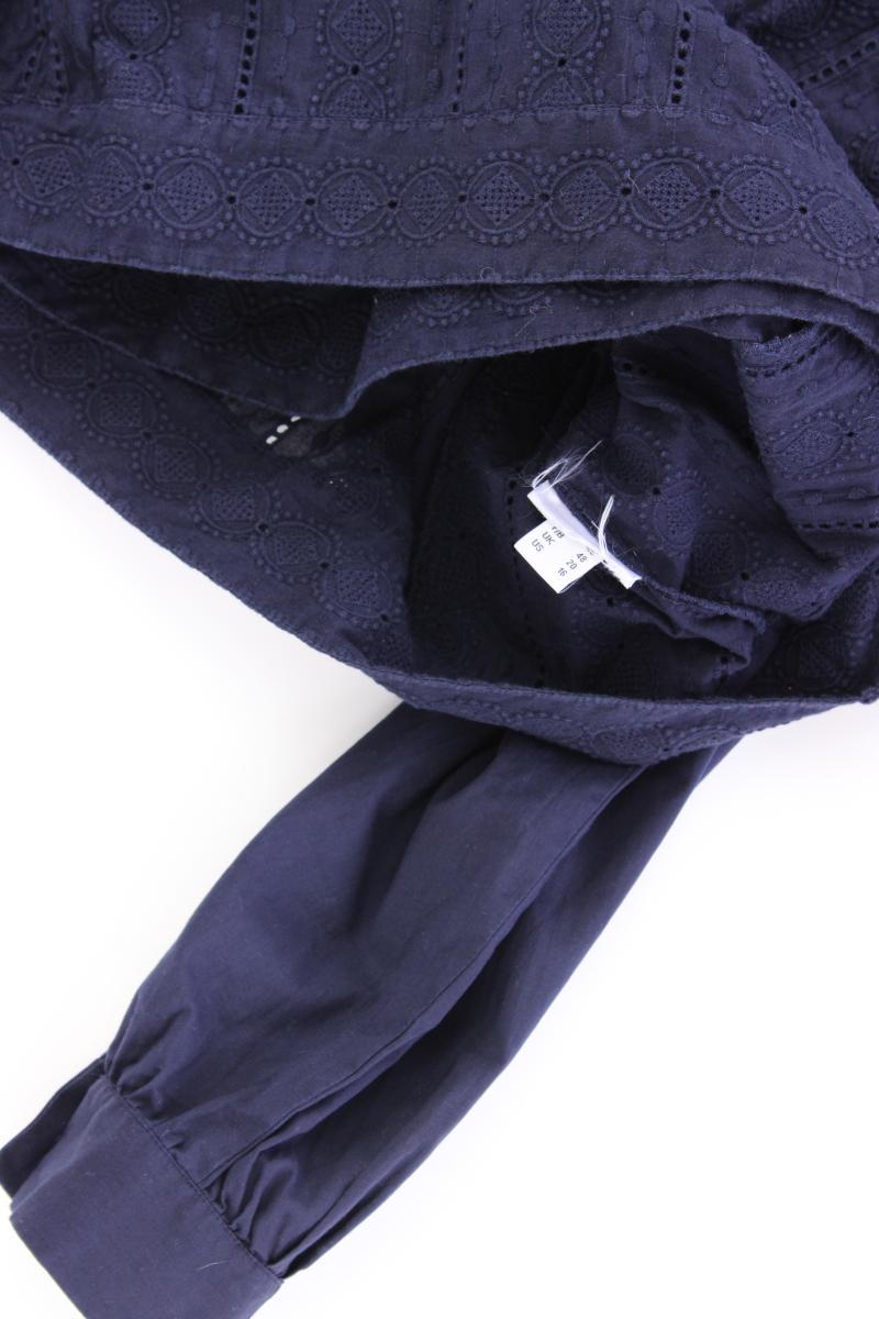 Madeleine Langarmbluse Gr. 46 blau