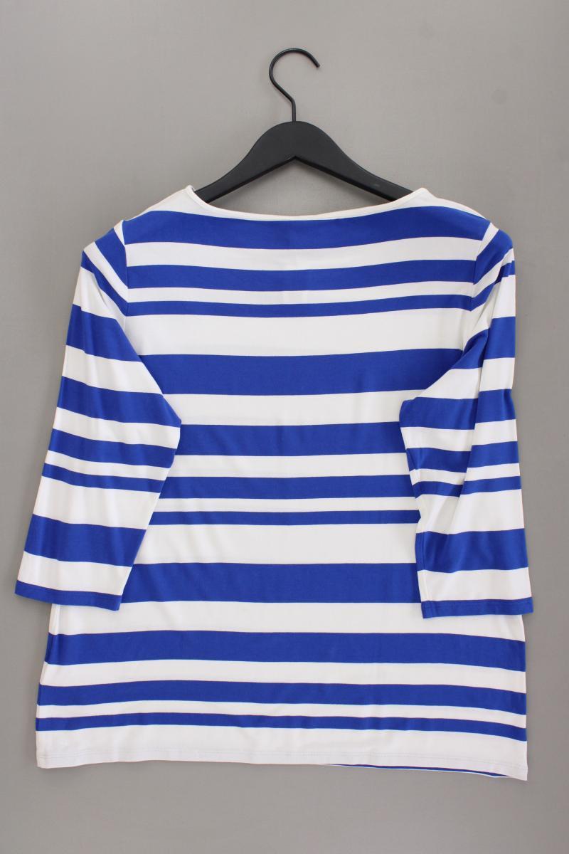 Madeleine Ringelshirt Gr. 46 gestreift 3/4 Ärmel blau aus Viskose