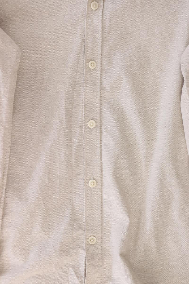 LINDBERGH Langarmhemd für Herren Gr. Hemdgröße 37/38 creme aus Baumwolle