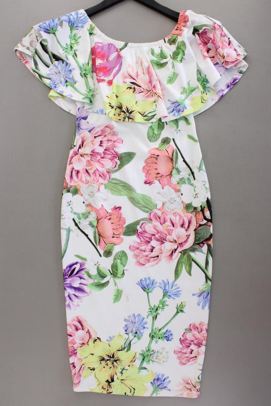 Asos Schlauchkleid Gr. 34 mit Blumenmuster neu mit Etikett Kurzarm mehrfarbig
