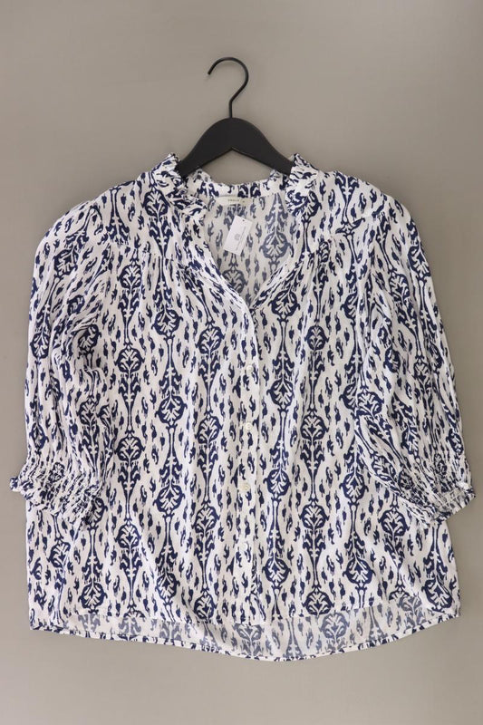 PIGALLE Oversize-Bluse Gr. M mit Blumenmuster 3/4 Ärmel mehrfarbig