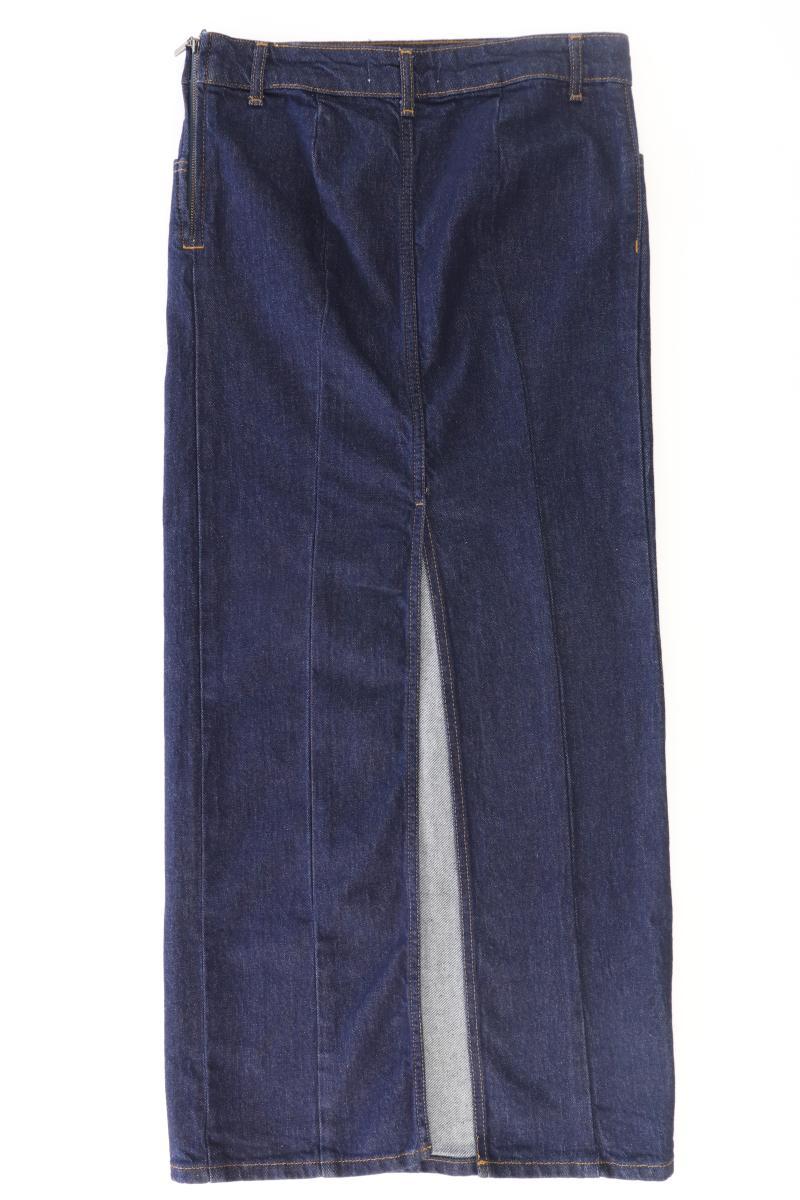 Zara Denim Maxirock Gr. S blau