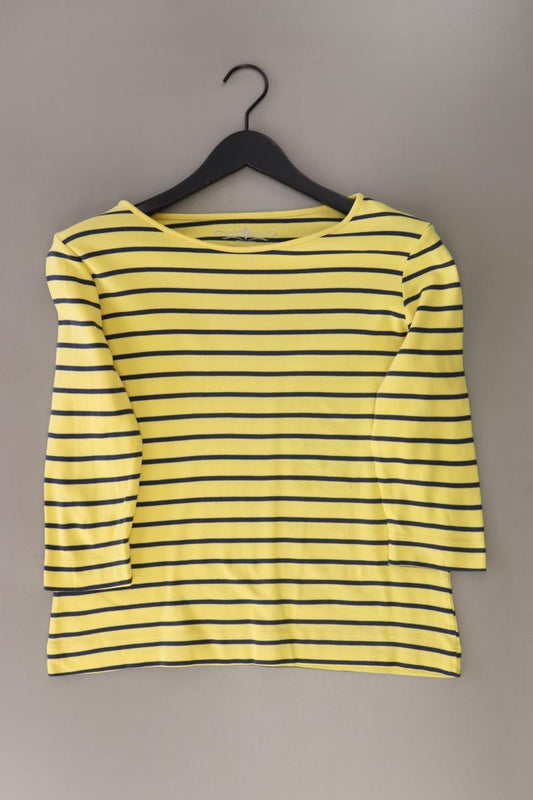 munich freedom Ringelshirt Gr. L gestreift 3/4 Ärmel gelb aus Baumwolle