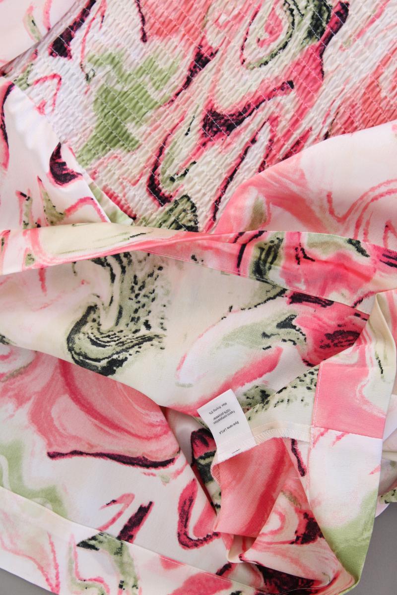 Nanna Bluse Gr. 42/44 neuwertig Langarm mehrfarbig aus Polyester