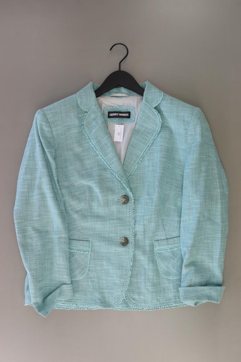 Gerry Weber Regular Blazer Gr. 44 türkis aus Baumwolle