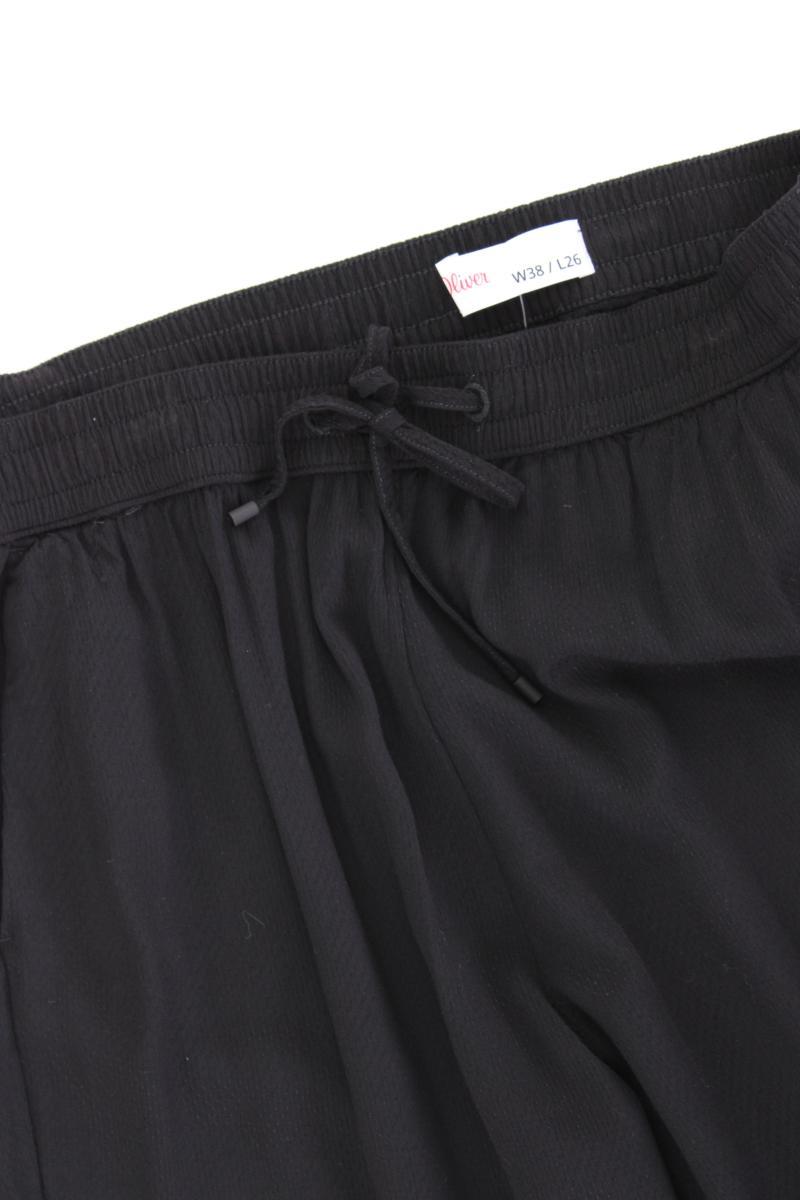 s.Oliver Stoffhose Gr. 38/L26 schwarz aus Viskose