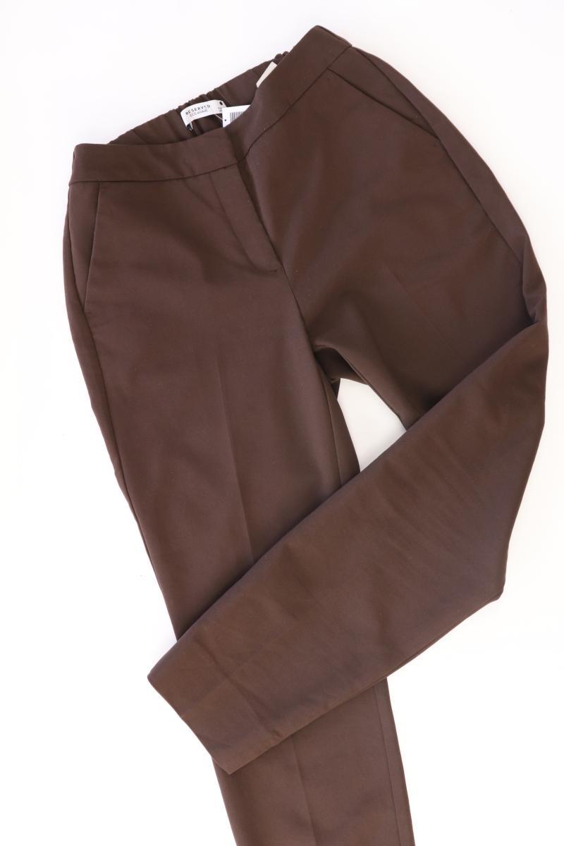 Reserved Stoffhose Gr. 38 braun aus Polyester