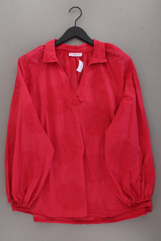 Cassis & Paprika Langarmbluse Gr. 48 rot
