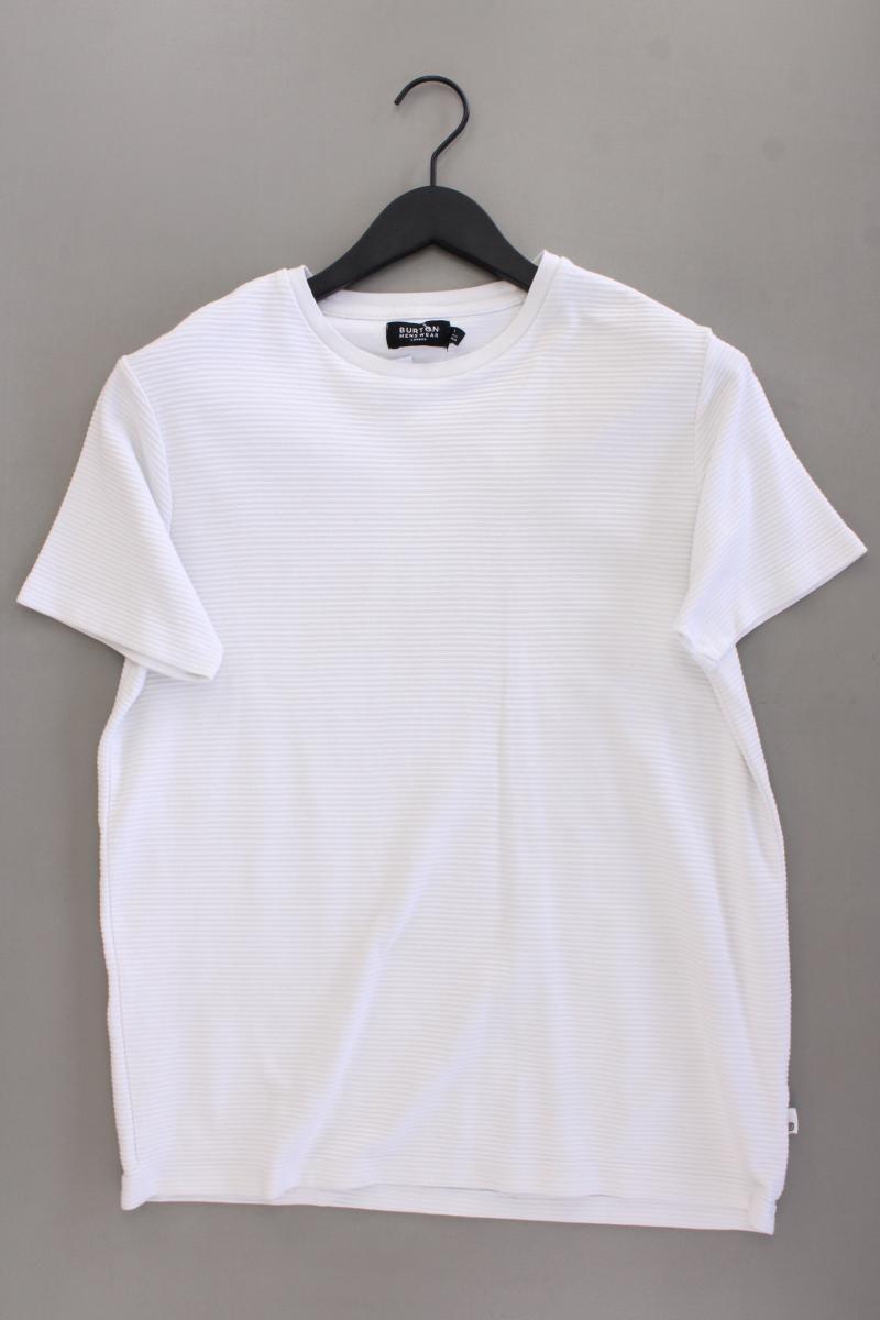 Burton T-Shirt für Herren Gr. L Kurzarm weiß aus Baumwolle