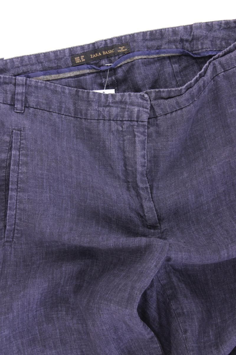 Zara Stoffhose Gr. 38 blau