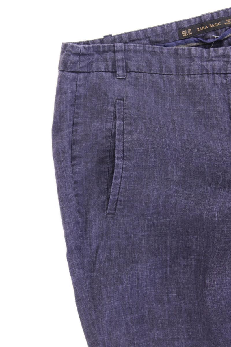 Zara Stoffhose Gr. 38 blau