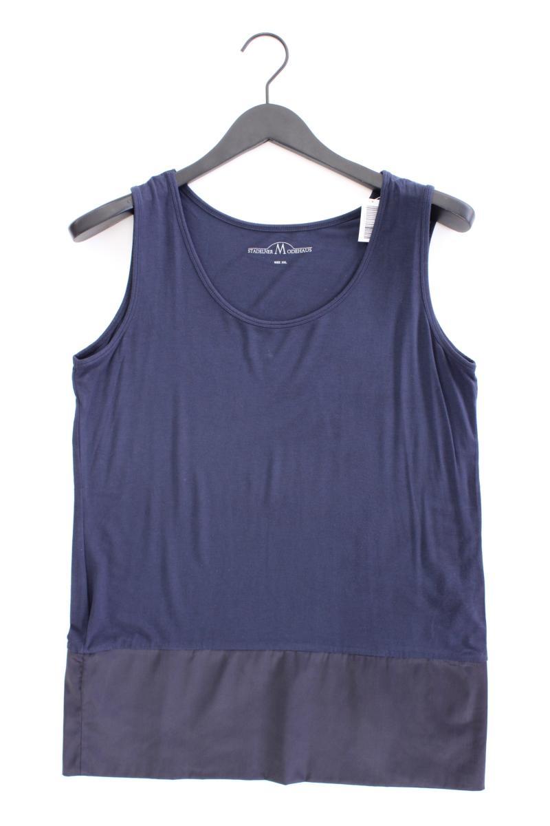 Trägertop Gr. XXL blau aus Viskose