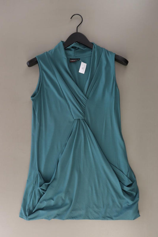 Liberty Stretchkleid Gr. L Ärmellos blau aus Viskose
