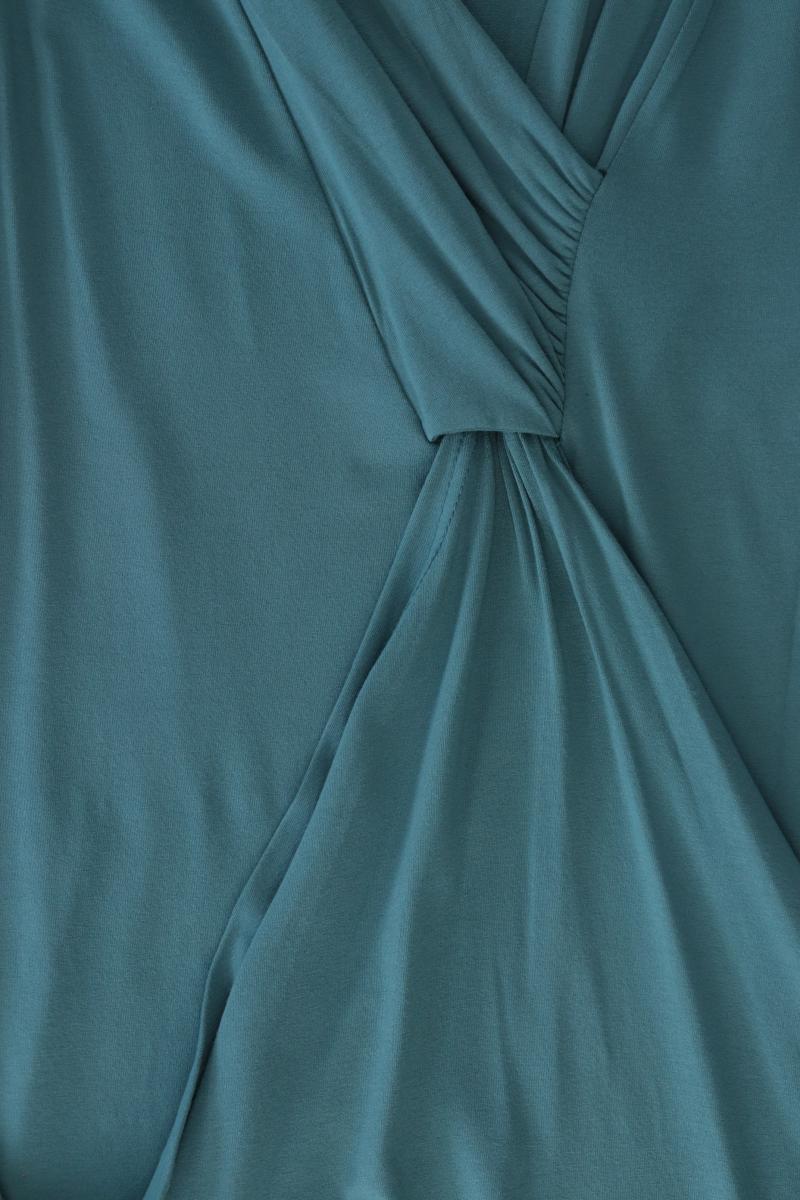 Liberty Stretchkleid Gr. L Ärmellos blau aus Viskose