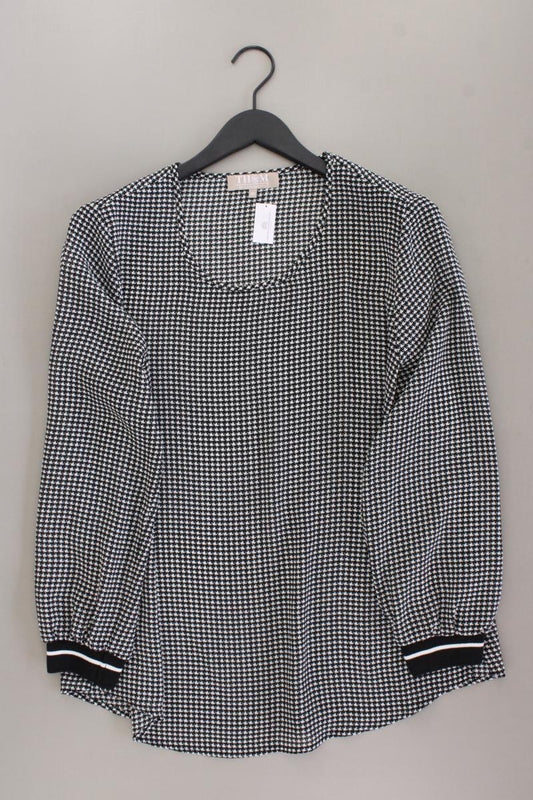 Thom by Thomas Rath Langarmbluse Gr. 44 hahnentritt neuwertig grau aus Polyester