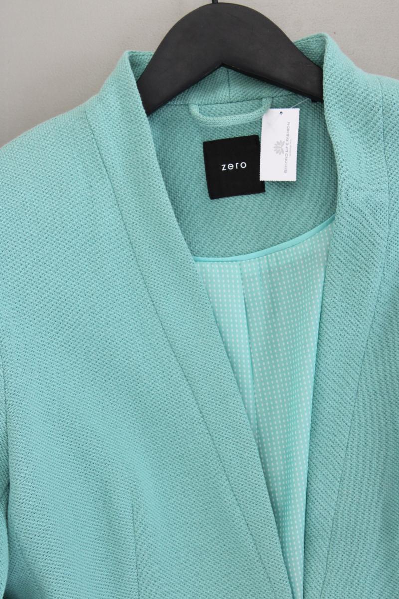 Zero Classic Blazer Gr. 40 blau aus Baumwolle