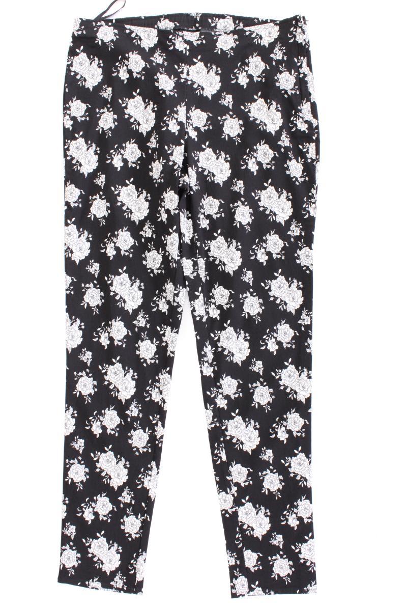 Viventy Bernd Berger Hose Gr. 40 mit Blumenmuster schwarz aus Viskose
