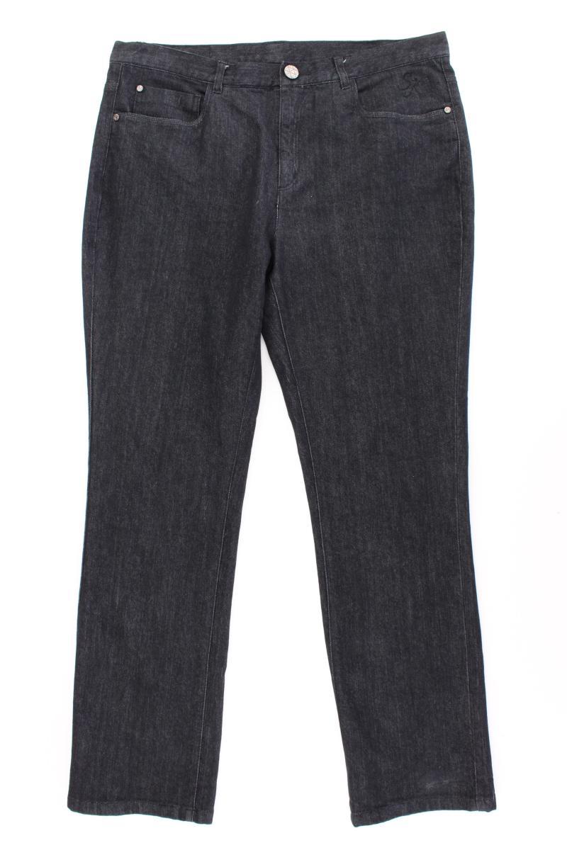Sarah Kern Straight Jeans Gr. Kurzgröße 22 blau aus Baumwolle