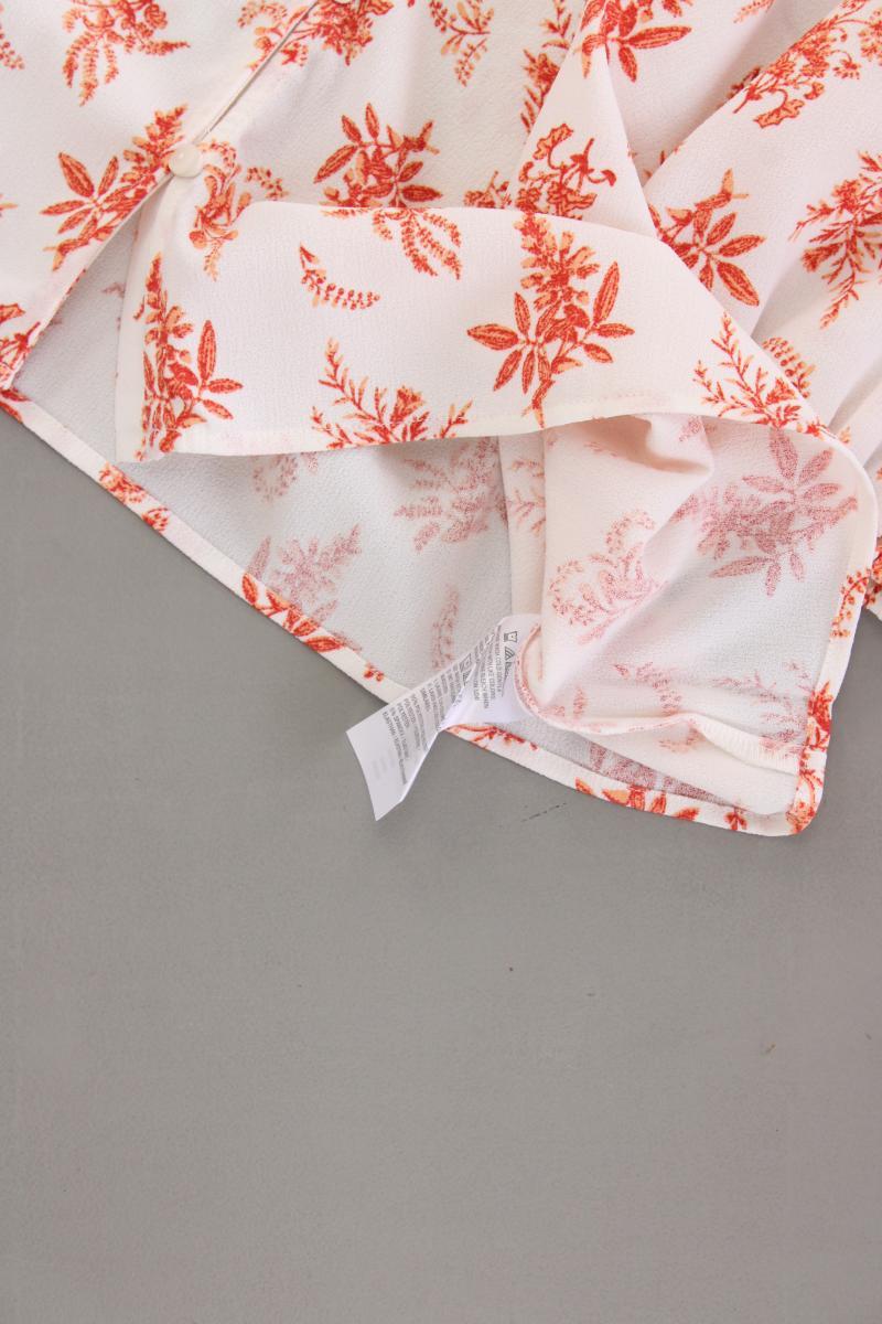 Denim & Co. Bluse Gr. L mit Blumenmuster neuwertig 3/4 Ärmel mehrfarbig
