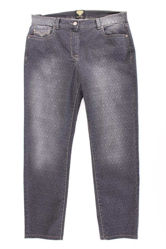 Sarah Kern Straight Jeans Gr. 42 grau aus Baumwolle