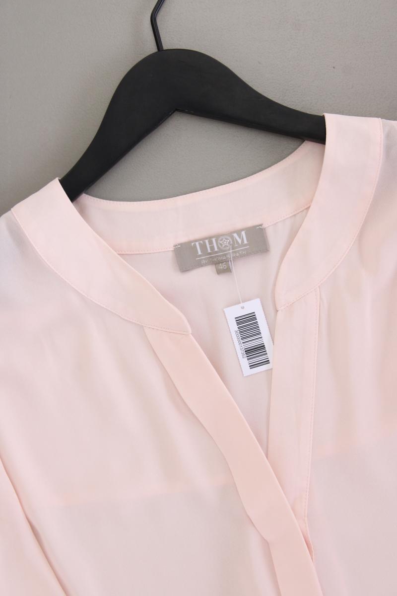 Thom by Thomas Rath Langarmbluse Gr. 46 neuwertig rosa aus Polyester