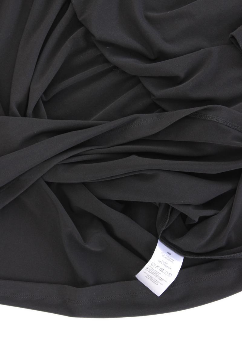 Thom by Thomas Rath Midikleid Gr. 46 neuwertig 3/4 Ärmel schwarz aus Polyester