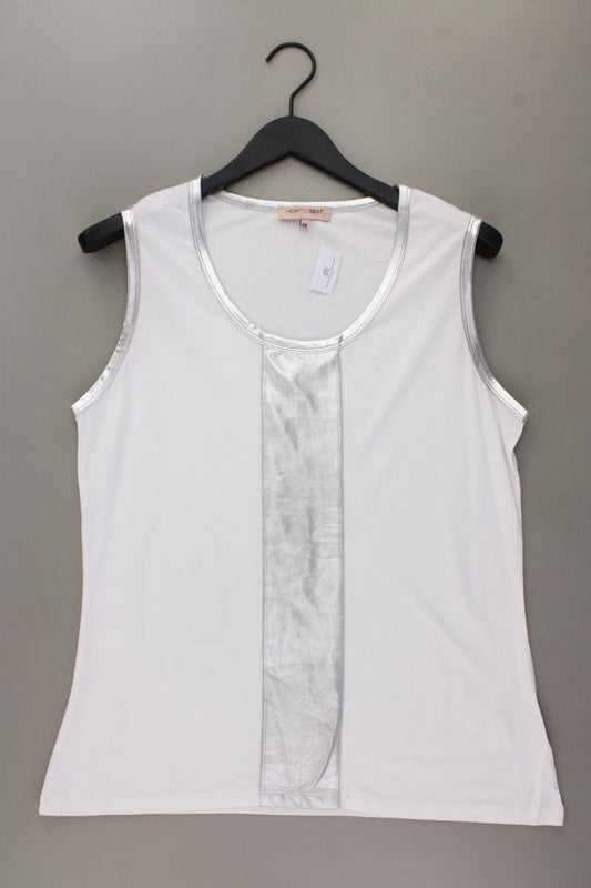 HEARTBEAT by Khadra Sufi Top Gr. 46 weiß aus Viskose