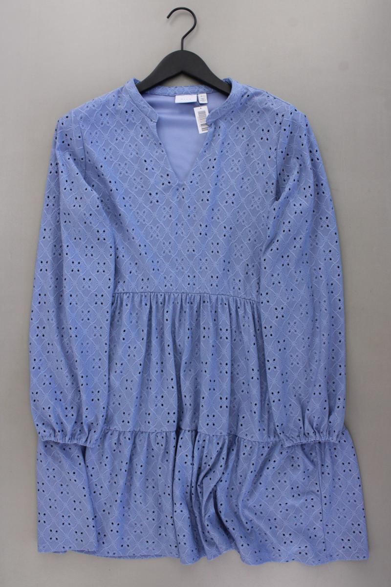 Vila Langarmkleid Gr. L blau aus Polyester