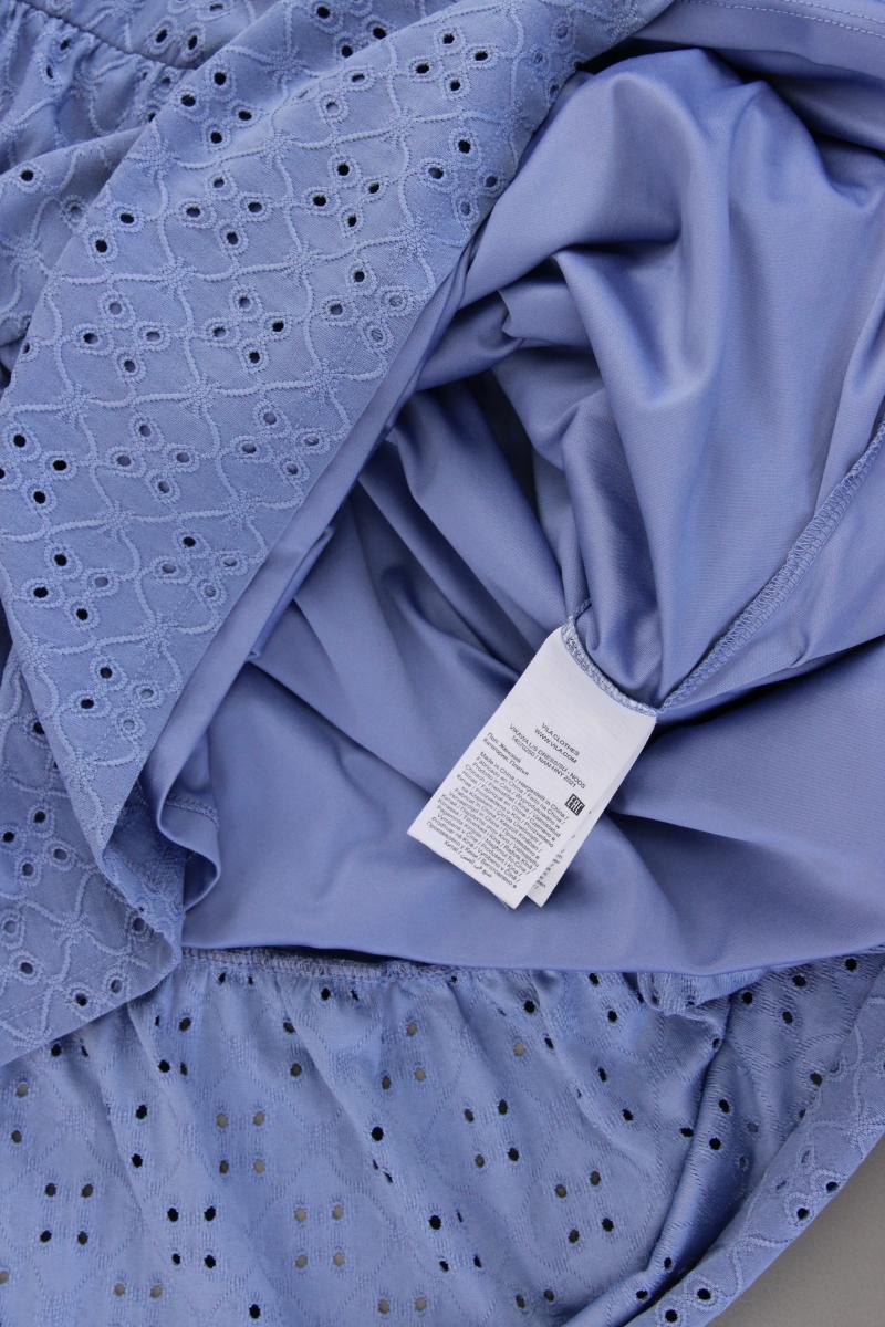 Vila Langarmkleid Gr. L blau aus Polyester