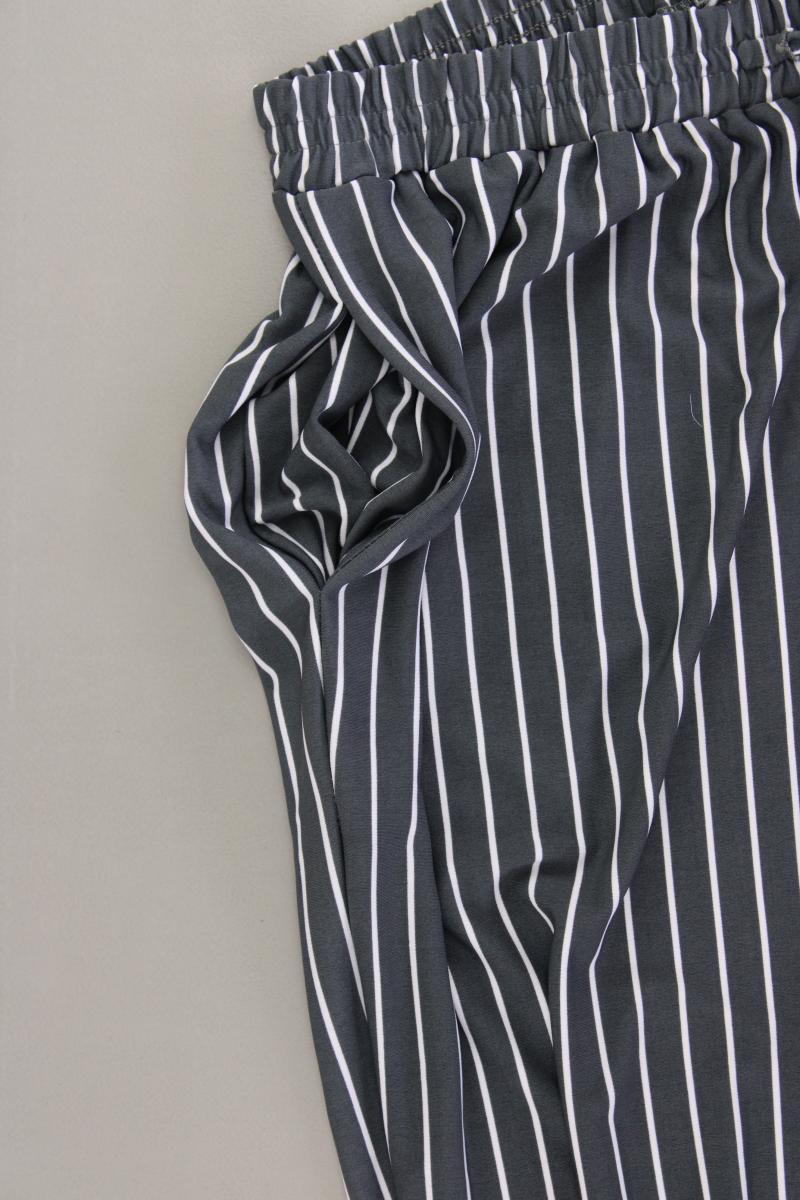 Lavelle Stoffhose Gr. 44 gestreift neuwertig grau aus Polyester