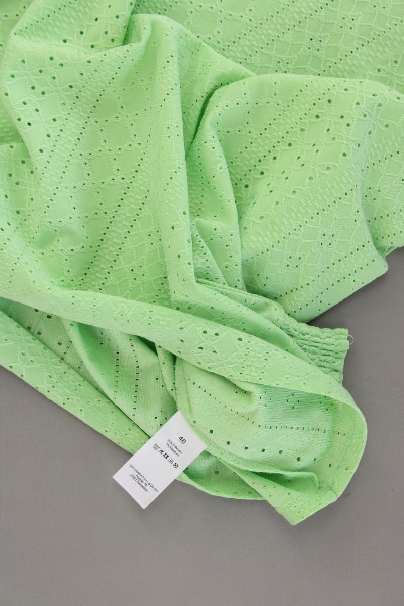 VA Milano Langarmbluse Gr. 46 neuwertig grün aus Polyester