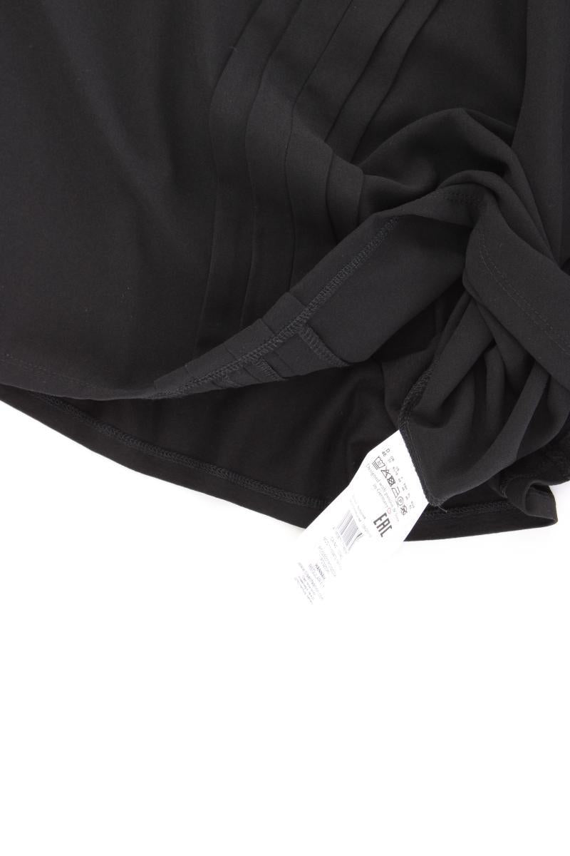 olsen Oversize-Bluse Gr. 46 neuwertig 3/4 Ärmel schwarz aus Polyester
