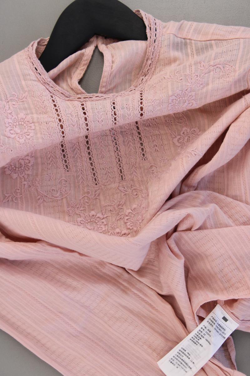 Abercrombie & Fitch Langarmbluse Gr. XS rosa aus Baumwolle