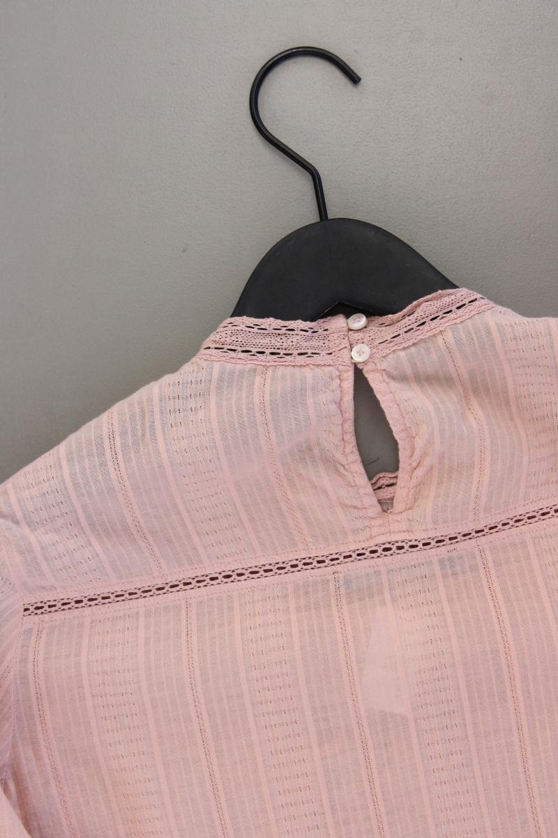 Abercrombie & Fitch Langarmbluse Gr. XS rosa aus Baumwolle