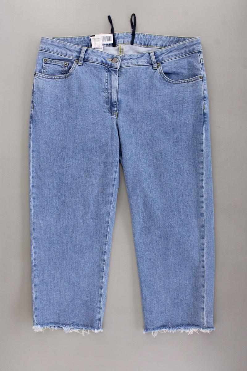 Madeleine 3/4 Jeans Gr. Kurzgröße 22 blau aus Baumwolle