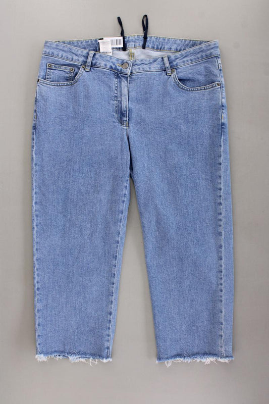 Madeleine 3/4 Jeans Gr. Kurzgröße 22 blau aus Baumwolle