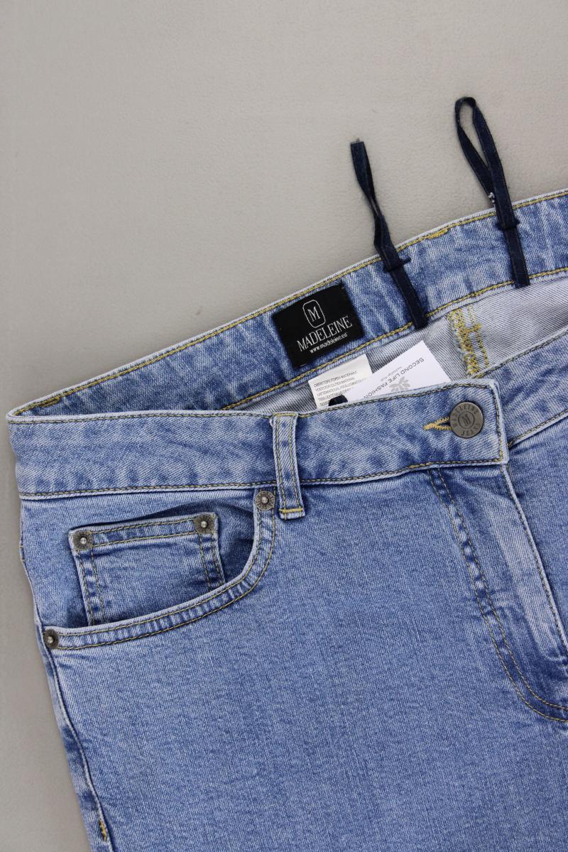 Madeleine 3/4 Jeans Gr. Kurzgröße 22 blau aus Baumwolle