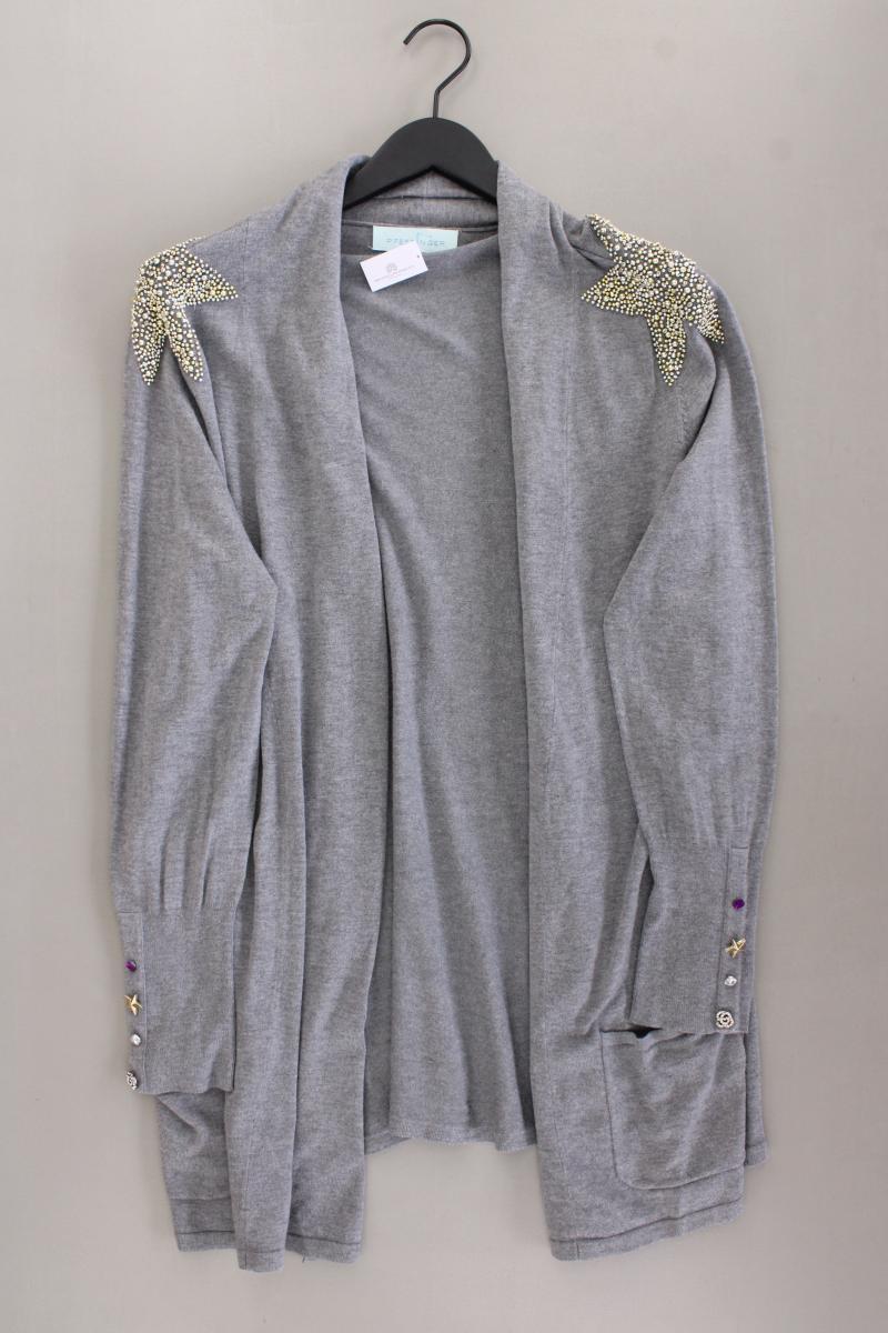Pfeffinger Strickjacke Gr. 44 neuwertig Langarm grau aus Viskose