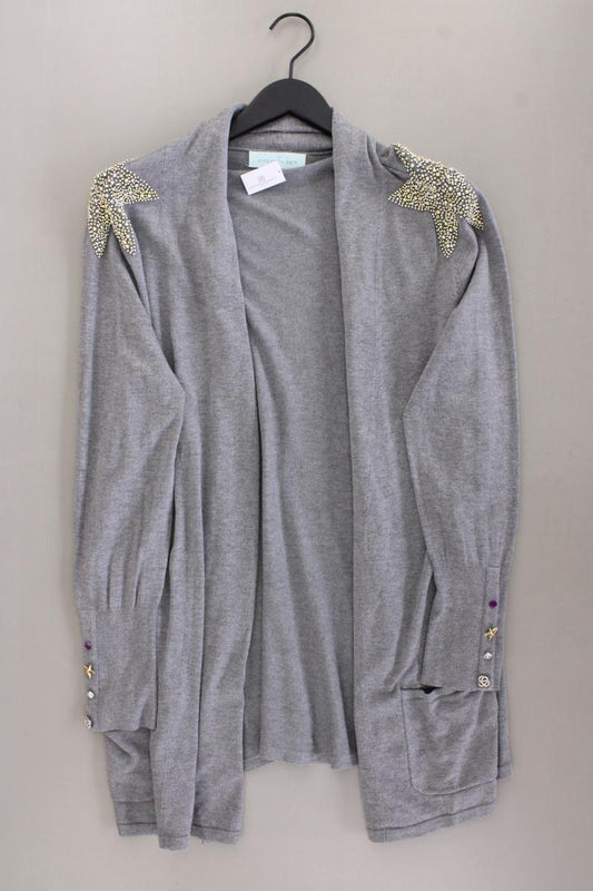 Pfeffinger Strickjacke Gr. 44 neuwertig Langarm grau aus Viskose