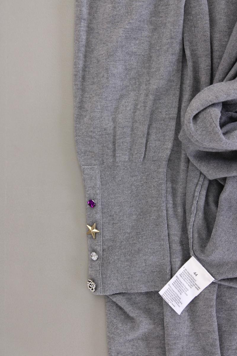 Pfeffinger Strickjacke Gr. 44 neuwertig Langarm grau aus Viskose