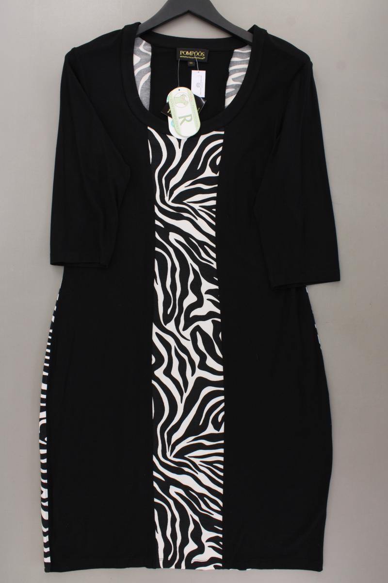POMPÖÖS by Harald Glööckler Jerseykleid Gr. 44 neu mit Etikett 3/4 Ärmel schwarz