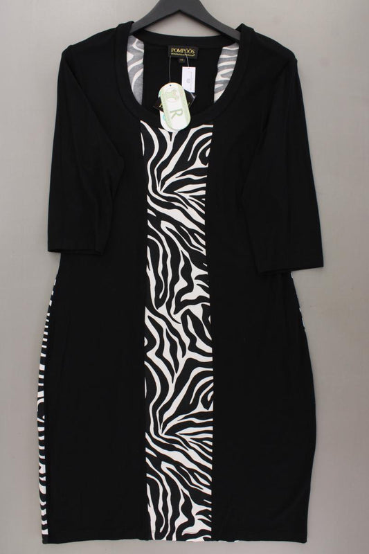 POMPÖÖS by Harald Glööckler Jerseykleid Gr. 44 neu mit Etikett 3/4 Ärmel schwarz