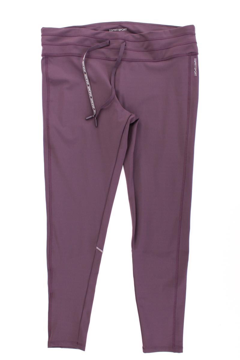 Esprit Sport Hose Gr. 46 neuwertig lila aus Polyester