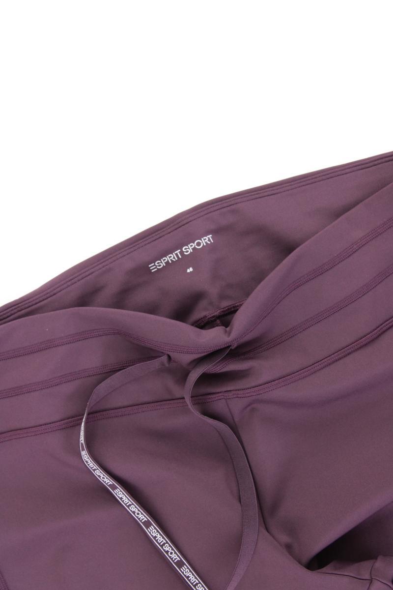 Esprit Sport Hose Gr. 46 neuwertig lila aus Polyester