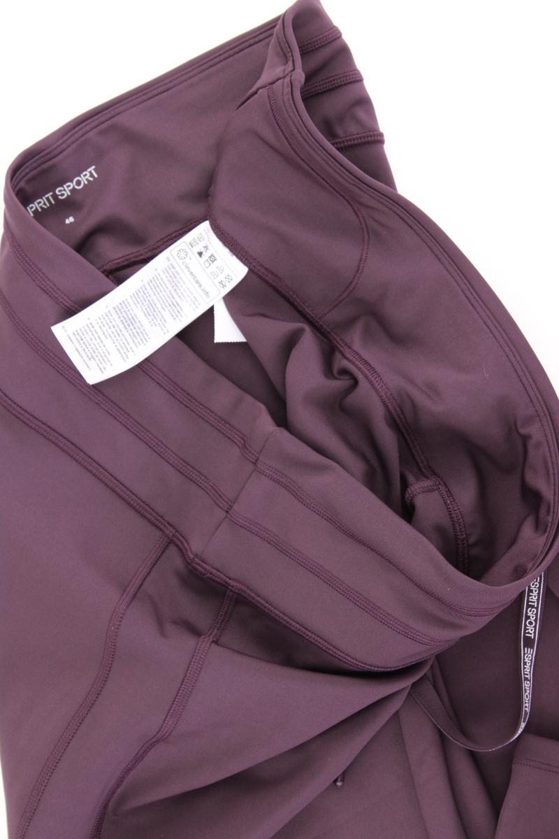Esprit Sport Hose Gr. 46 neuwertig lila aus Polyester